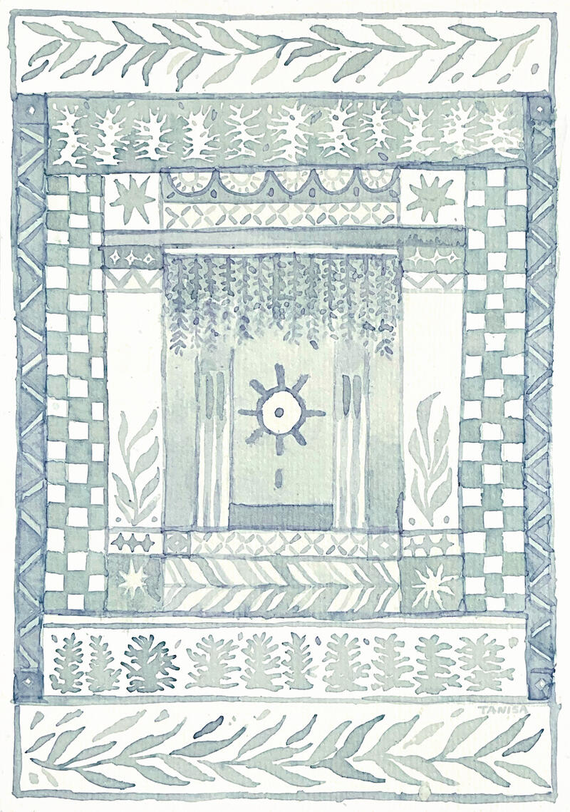 Eden Personal project Experimental floral ink 2023